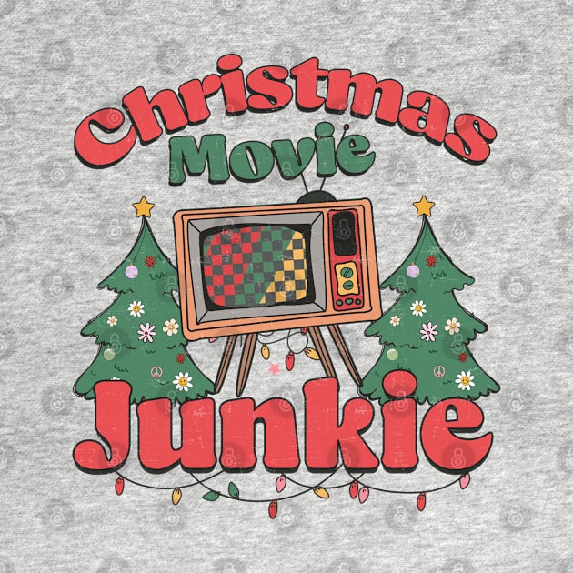 Christmas Movie Junkie, Retro Christmas, Popular Christmas by Pop Cult Store